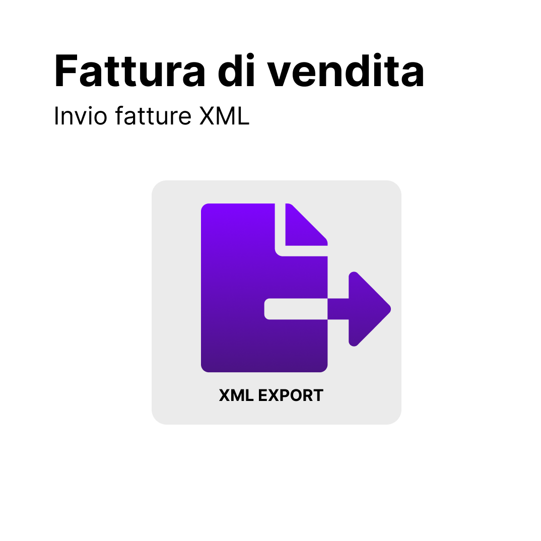 Fattura di vendita del software Atlante