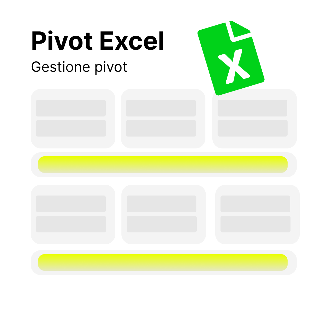Pivot Excel Atlante del cantiere e del software edilizia
