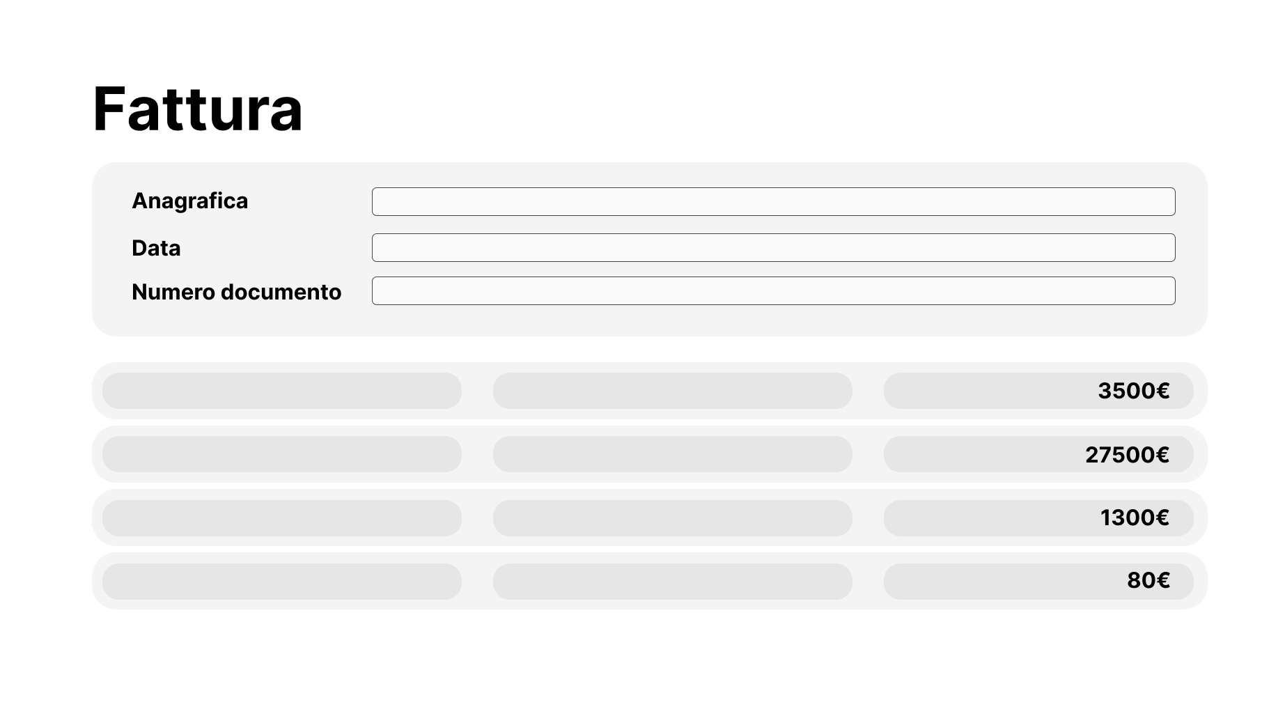FATTURA